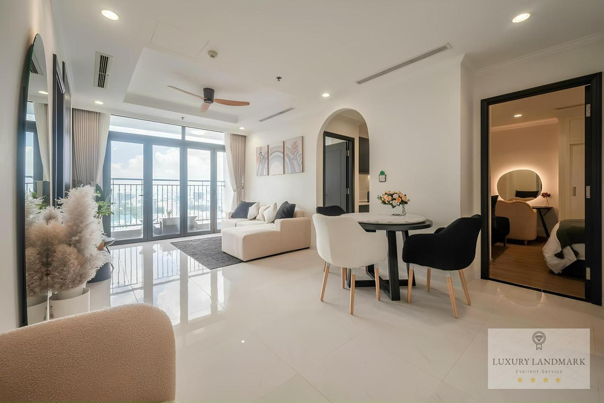 Sky Park Apartment - Vinhomes Central Park Ho Şi Min Dış mekan fotoğraf